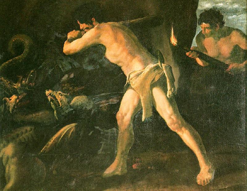 Francisco de Zurbaran hercules fighting the hydra of lerna china oil painting image